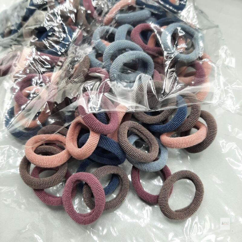 NEW Multi-Color Fabric Hair Ties &ndash; 30-40 Pack, Seamless, Thick Elastic Bands