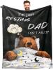 New "I'm Just Resting, Dad Isn't Asleep" Super Soft Funny Gift For Dad, 50" &times; 60"