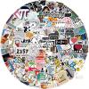 New Math Stickers 108 Pcs Waterproof Funny Mathematical Formula Sticker for Laptop Water Bottle Bumper Luggage Skateboard