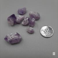 15.8g Rough Purple Crystal Collection &ndash; Likely Amethyst