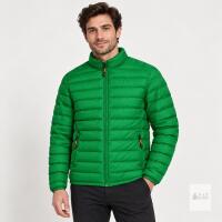New Unisex Green Quilted Puffer Jacket with Zip Pockets &ndash; Size XL