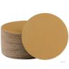 New 3Shawya 3 Inch Sanding Disc 50 PCS Gold Hook and Loop No Hole Sanding Discs 800 Grit Aluminum Oxide