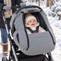 NEW Orzbow A240620 Winter Baby Car Seat Cover, Gray, Memory Fabric, Fits Infant Car Seats, 35"x18"