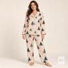 New size L, two-piece Christmas tree pajama set.