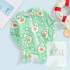 New Size 12-18 Months Baby Girl Adorable Avocado One Piece Swim Suit Rash Guard With Zipper Front