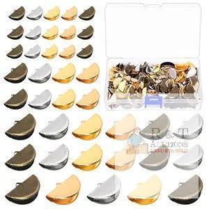 New Keadic 240-Piece Ribbon & Cord Crimp Ends &ndash; 4 Sizes