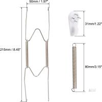 New 6Pcs Plate Hanger, 10 Inch Stainless Steel Invisible Wall Plate Hangers with 6Pcs Wall Hooks for Decorative Plates, Silver