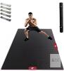 NEW HAPBEAR HB-EM03 Extra Large Exercise Mat 6'x4'x8mm with Resistance Bands