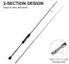 NEW Goture WINTER 24T Carbon Fiber 2-Section Ultralight Fishing Rod, 6.6 ft, Fast Action - 2