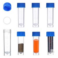 New 20PCS Conical Centrifuge Tubes, 5ML Graduated Test Tubes with Scew Cap Plastic Leak-Proof Vial Storage