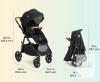 new Joie Ginger 4-in-1 Convertible Pramette Stroller, Reversible Seat, All-Terrain Wheels, New in Box - 3