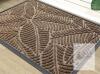 NEW Grandaily 48"x32" Non-Slip Natural Rubber Front Door Mat with Raised Leaf Pattern