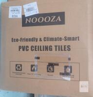 New - Noooza PVC Ceiling Tile 12-Pack , 23 &frac34;"&times;23 &frac34;" Each