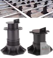 NEW 13 Pack Adjustable Deck Support Pedestal, 5.5&ndash;8.7" Height, Black, 7.5" Base, 2200 lbs Capacity
