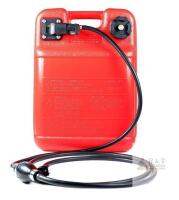 NEW 6-Gallon Portable Outboard Boat Fuel Tank with 3/8" Hose and Primer Bulb