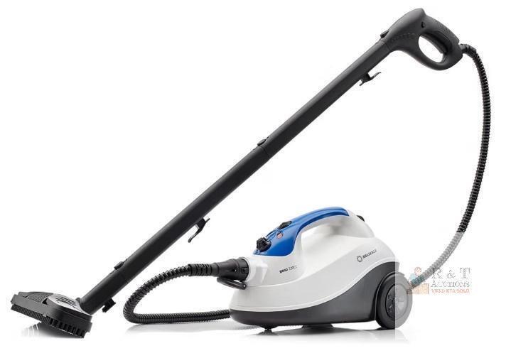 AS NEW Reliable Brio 220CC Multi-Purpose Steam Cleaner, 65 PSI, 1.6L Boiler, 19 Accessories, 35 Min Steam