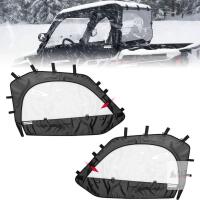 NEW Polaris Ranger Soft Side Door Panels with Mirror Flap and Velcro Installation