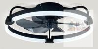 NEW APPOLYN 20" Flush Mount Ceiling Fan with LED Lights, 6 Speeds, Remote & App Control