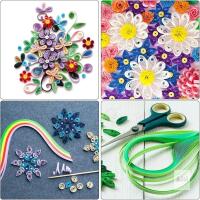 NAVY BLUE New 240pcs Quilling Strips Paper, 3mm x 39cm Origami Paper Quilling Kits