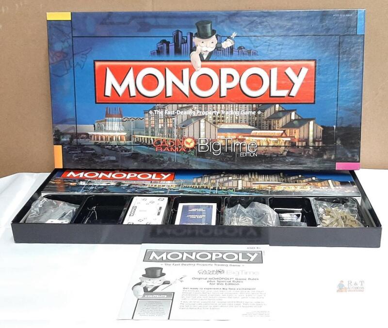 Monopoly Casino Rama Big Time Edition Board Game &ndash; 2011, 6 Custom Tokens