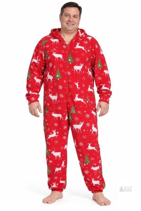 New Size XXL Women's & Men's Hooded Fleece Onesie Retails $59