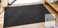 NEW COSY HOMEER Classic Mud Door Mat, 20"x32", Black, Non-Slip, Machine Washable