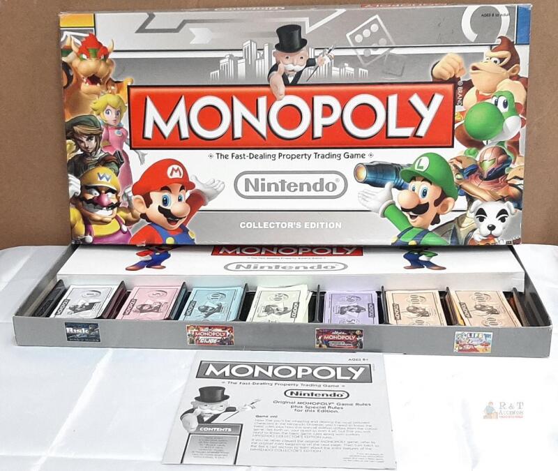 Monopoly Nintendo Collector's Edition Board Game, 2006, USAopoly, Boxed, Code 40631