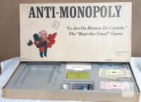 Anti-Monopoly Board Game #3300, Early Canadian Bilingual Edition, 2-6 Players, Int'l Games