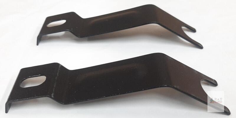 Axle Extension Stabilizer Bracket Pair, Steel, Black, Generic Fit, Part X004SIW63F, New