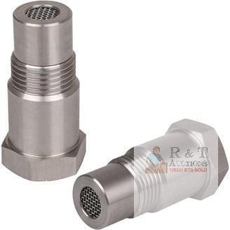 New 2 Pcs M18*1.5 （46.5mm） Oxygen O2 Sensor Extender Spacer,Universal O2 Sensor Tool for Checking Engine Light,Sensor Bung for Car Truck SUV,304 Stainless Steel
