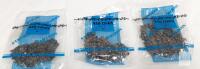 NQUEUEPN 4-Inch Mini Chainsaw Chains, 1/4" Pitch, 0.043" Gauge, 28 Drive Links, 3-Pack