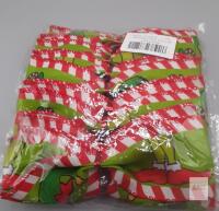 ABTOLS 10pcs Christmas Elf Drawstring Gift Bags, Non-Woven Fabric, 10.8"x7.9", New, China