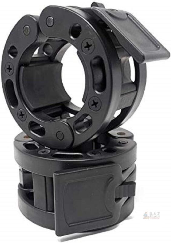 New Clout Fitness Barbell Clamps Collars Black