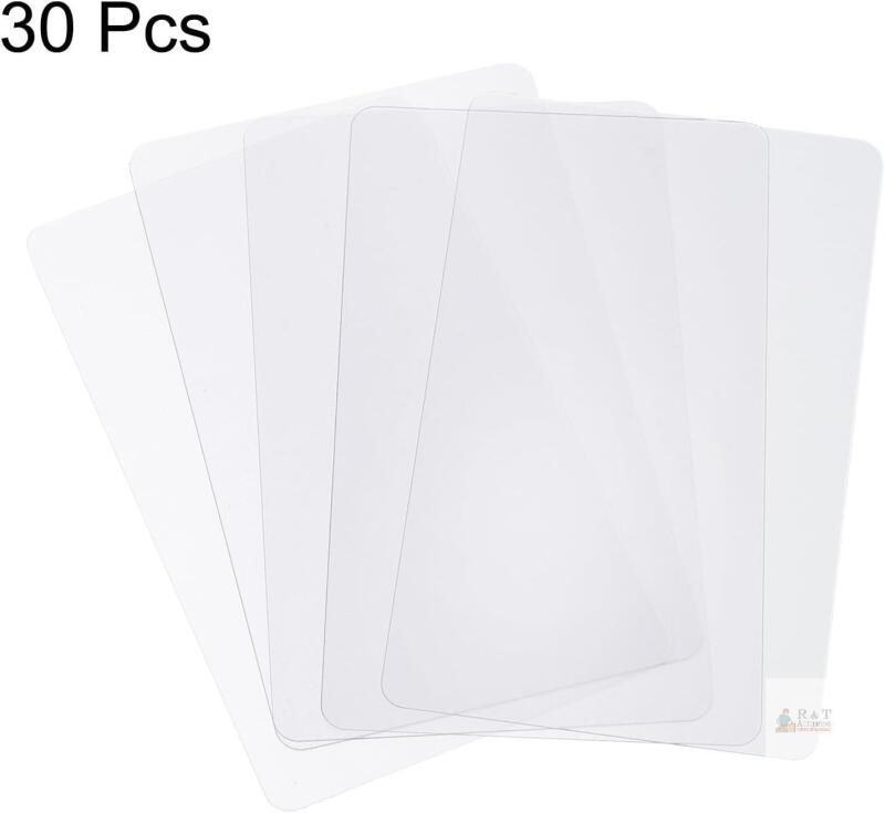 New MECCANIXITY 30pcs Plastic Opening Card 0.35mm Ultra Thin Flexible Pry Opening Tool for LCD Screen Mobile Phone Repair