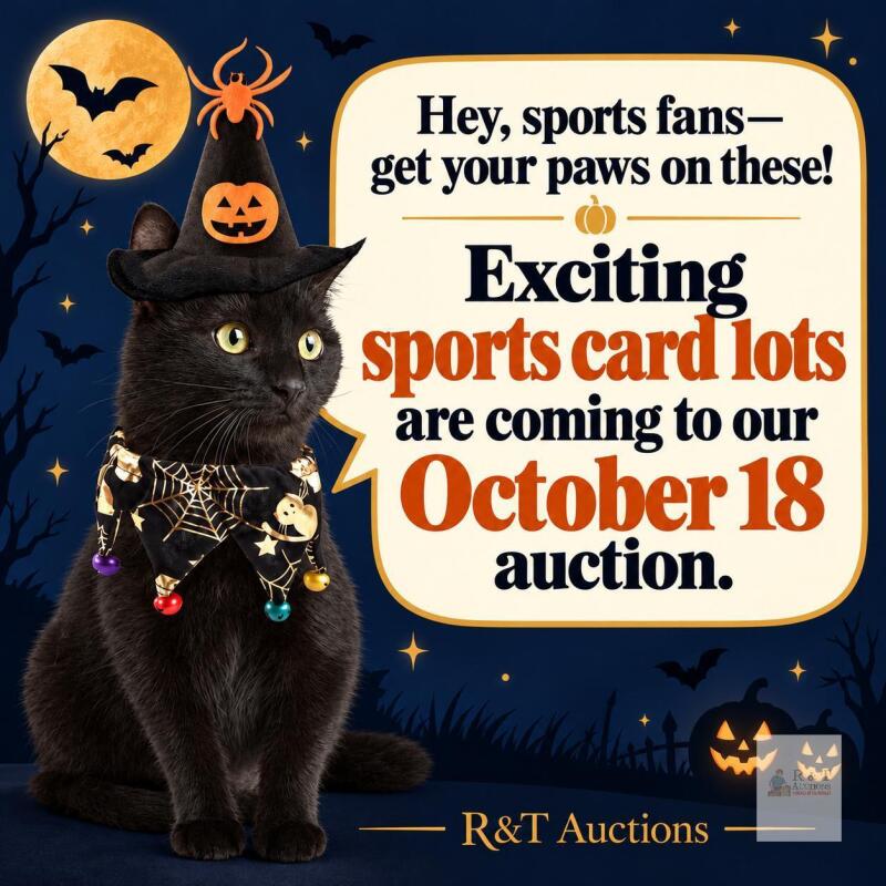 Get Your Paws on Sports Cards &mdash; October 18 Auction