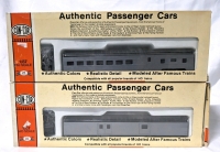 2 Vintage CON-COR 1/87 HO Scale 72' Passenger Cars: Baggage Car Kit & Dining Car Kit (Both Undecorated)