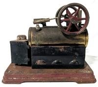 Vintage Miniature Tin Steam Engine