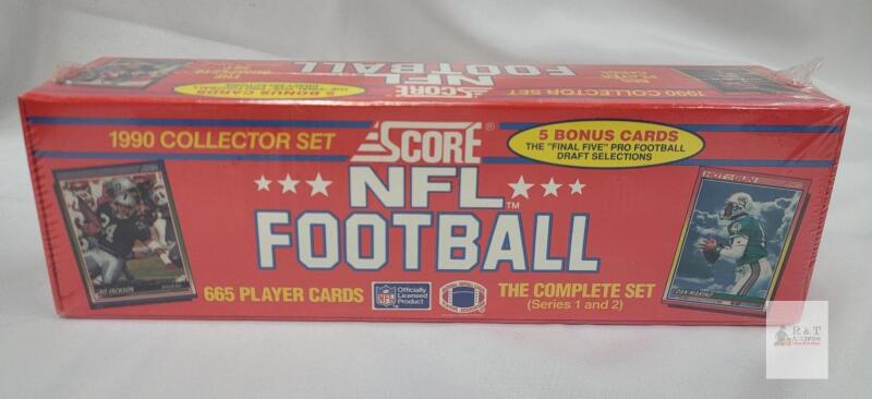 SEALED 1990 Score NFL Football Collector Set &ndash; Factory Sealed, 665 Cards, Includes Junior Seau Rookie