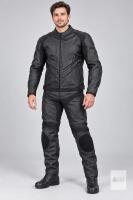 NEW Ghost Racing 2-Piece Motorcycle Suit XL, CE-Approved Armor Set, Synthetic Leather, New, Black
