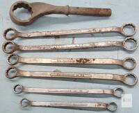 Vintage Dreadnaught Box-End Wrench Set & Snap-on 2-3/8" Offset Wrench