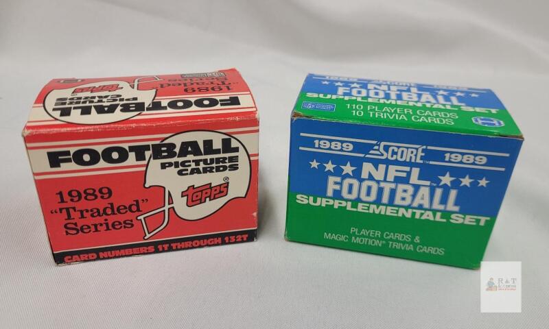 1989 Topps Traded and Score NFL Supplemental Football Card Sets, Key Rookies
