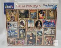 SEALED WHITE MOUNTAIN 1000 Piece Puzzle Great Paintings by Barbara Behr, 24"x30", Large Pieces, USA Made