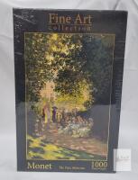 SEALED Monet The Parc Monceau 1000 Piece Puzzle &ndash; Fine Art Collection by Robert Frederick, 29.5" x 19.7"