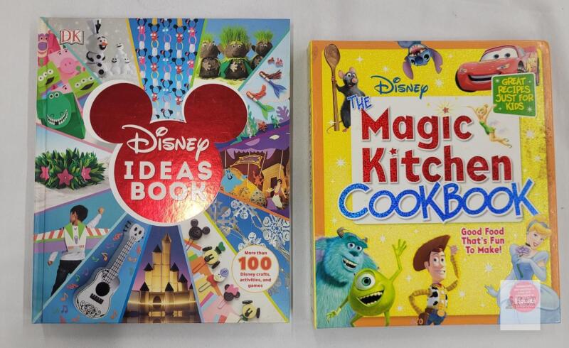 Disney Ideas Book & Magic Kitchen Cookbook Set | Hardcover, Crafts, Recipes, Disney Characters