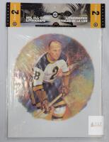 SEALED 2001 NHL All-Stars Lithograph Print &ndash; Eddie Shore by Charles Vinh