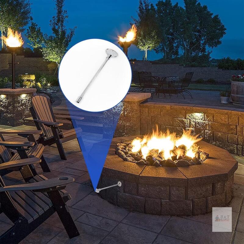 New Himaweek Universal Gas Valve Key for Gas Fire Pits and Fireplaces Fits Both 1/2" and 3/4" Turn Ball Valve (8-Inch)