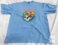 JOT XXXL Goosebumps Graphic T-Shirt Light Blue, Short Sleeve, Cotton