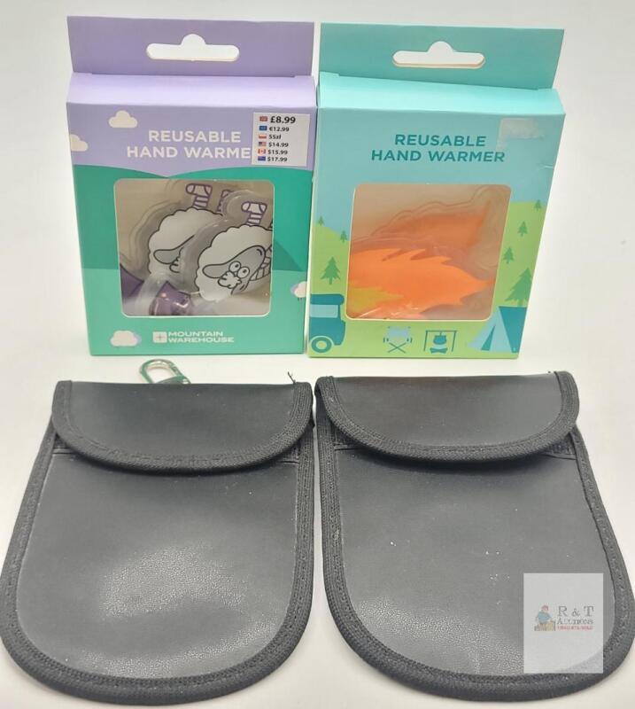 Mountain Warehouse Reusable Hand Warmers &ndash; Sheep & Fire Designs, 2 Pack with Carry Pouches