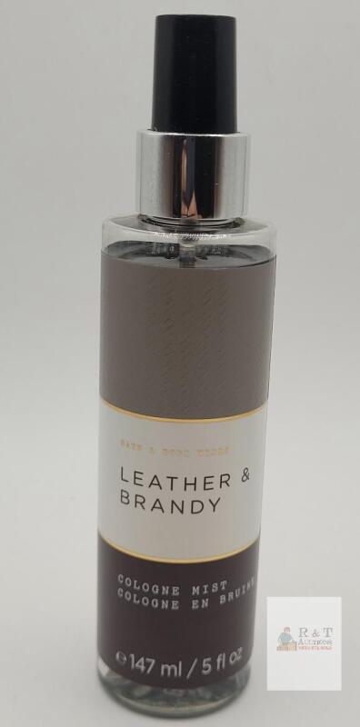 Bath & Body Works Leather & Brandy Cologne Mist, 5 fl oz (147 ml), Men's Fragrance