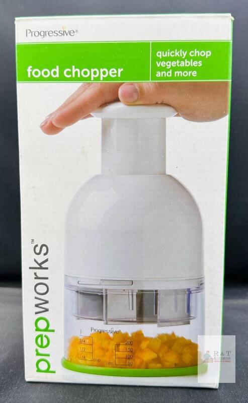 Progressive Prepworks Food Chopper GFC-101, 1-Cup Capacity, Stainless Steel Blades